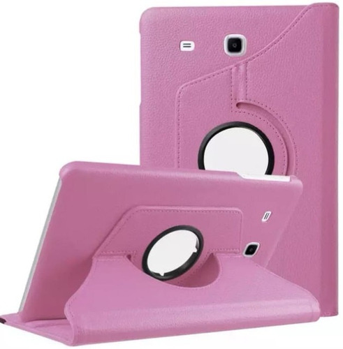 Funda Para Tablet Samsung T295 8 Rosa Protege Completa 360