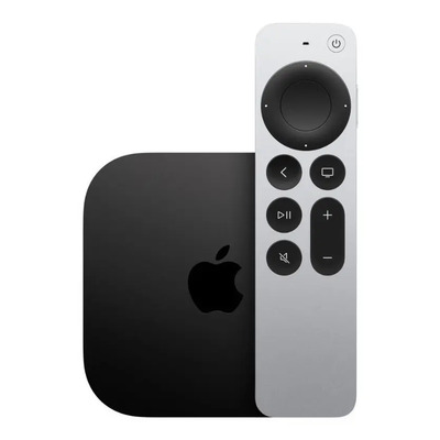 Apple TV 4K (Wi‑Fi + Ethernet) A2843 de voz 3.ª generación 2022 4K 128GB negro - Distribuidor Autorizado | Envío gratis