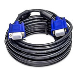 Cable Vga De 15 M, Monitor Lcd, Proyector De Tv, Pc, 15 Metros, Blindado