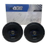 Bocinas Carbon Audio 6.5 Coaxial 300w Max / 60w Rms Color Negro