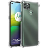 Funda Para Moto Motorola G9 Power Transparente Antishock Gel