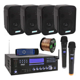 Sistema Receptor Estéreo 3000w Bluetooth Usb Con Preamplific