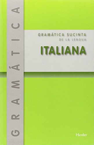 Livro Italiano Gramática Sucinta Ne De Calvo Cesareo Herder