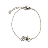 Pulsera Acero Inox Plateado Bicicleta Montaña Ciclismo