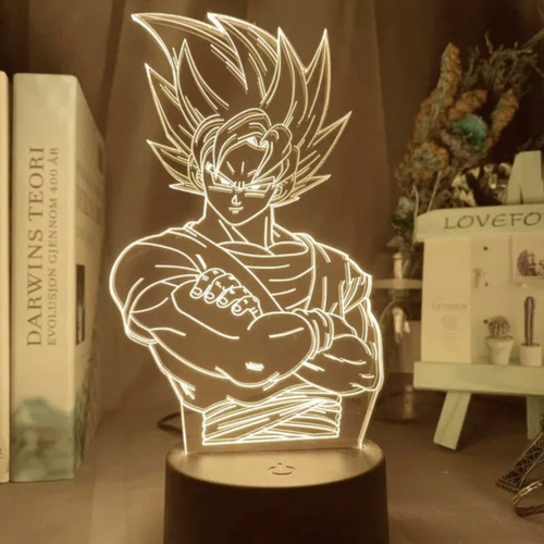 Lamparas Led 3d Dragon Ball, Spiderman, Avengers, Groot, Etc