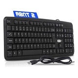 Teclado Para Pc E Notebook Kp-2002 Cor Preto Abnt 2