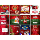 Pack Canva Feliz Natal Templates Editável 25 Artes