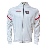 Campera De Salida De Chacarita Juniors 2023 Hummel Blanca