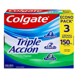 Colgate Triple Acción 3 X 150ml - Ml - mL a $84