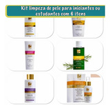 Limpeza Profunda Acne Iniciante Kit 6 Itens Peel Line