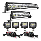 Barra De Luz Led Curvada De 50 Pulgadas 1032 W Y 22 Pulgadas