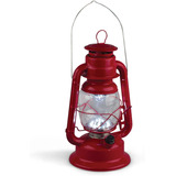 Gerson - Farol De Metal Rojo 17 Led Con Regulador De Intensi