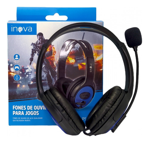 Fone De Ouvido Headset Gamer Ps4 X-one Atacado Kit Com 10