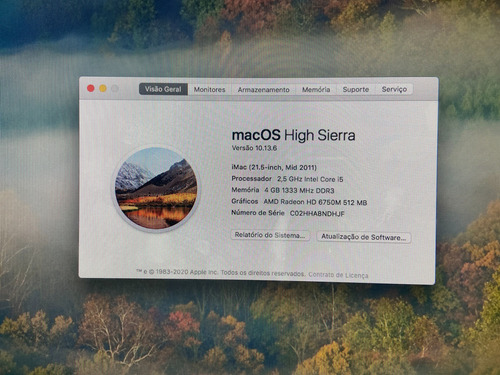 iMac 2011 - Macos High Sierra