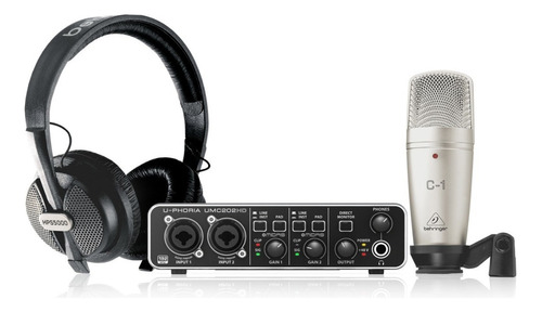 Behringer U-phoria Studio Pro Sistema Completo De Grabacion