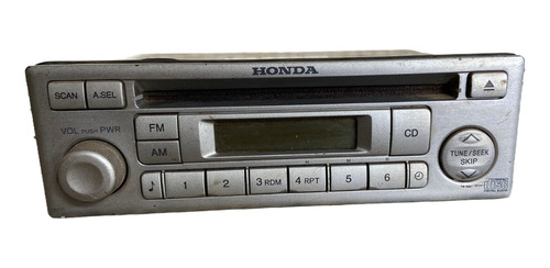 Cd Player Radio Am Fm Honda Fit 07 Original Cd