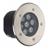 Balizador Luminária Led Chão Piso 7w Verde Embutir Blindado 