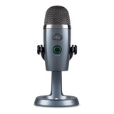 Micrófono Blue Condensador Yeti Nano Estudio Podcast Gris