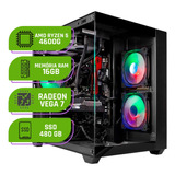 Cpu Gamer  Amd Ryzen 5 4600g Ram 16gb Ddr4 Ssd 480gb Vega 7