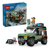Kit De Construção De Caminhão Off-road Lego City 4 × 4 Mountain 60447