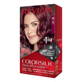 Kit Tintura Revlon Colorsilk 48 Borgoña Beauty Express 24