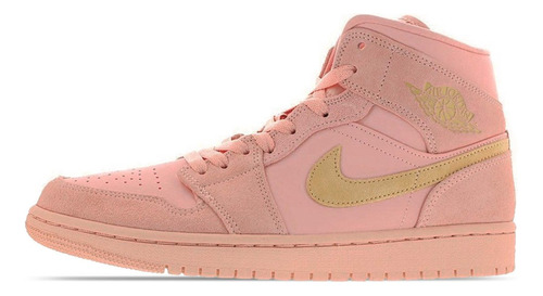 Jordan Retro 1 Mid Coral Gold Originales Hot Sale