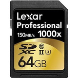 Lexar Professional 1000x 64gb Sdxc Uhs-ii / Tarjeta U3 (hast
