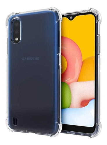 Funda Tpu Transparente Para Samsung A01 Core A02s A03s A03 