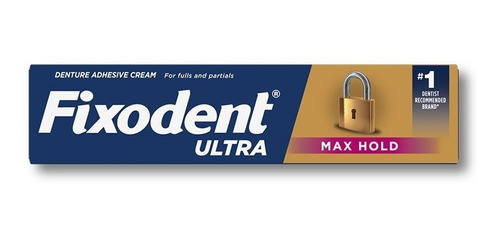 Fixodent Ultra Max Hold Adhesivo Dental - g a $1471
