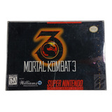 Fita / Cartucho Super Nintendo Snes Mortal Kombat 3 + Caixa