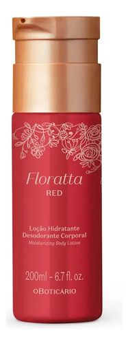  Loção Hidratante Corporal Floratta Red O Boticário