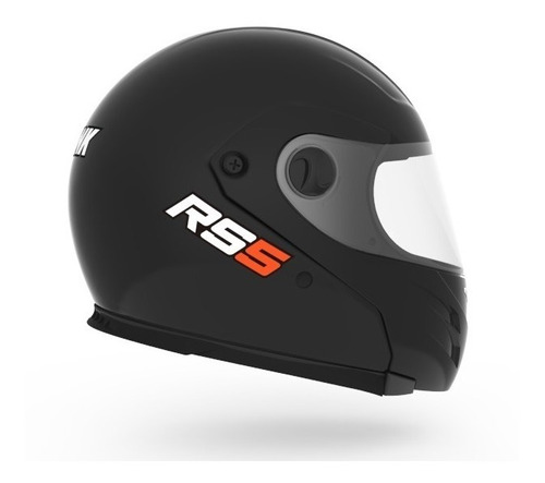 Casco Rebatible Hawk Rs5 Negro Mate Brillante // Global S