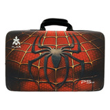Case Maleta Para Console Ps5 Slim Marvel Spider Man Sem Vr 