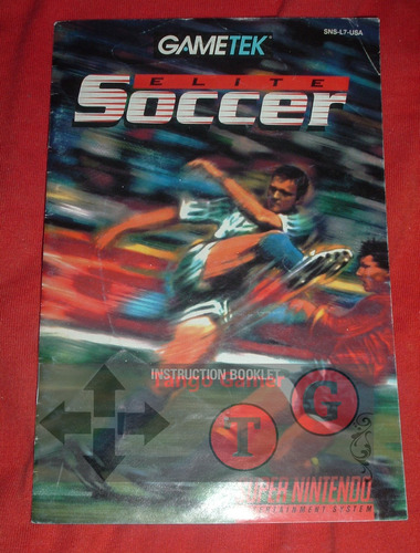 Manual Elite Soccer  / Super Nintendo (snes)