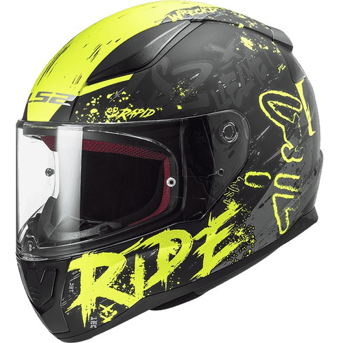 Casco Moto Integral Ls2 353 Naughty Visor Simple Pr