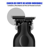 Cortadora De Pelo Eléctrica Kemei Transborder Barber Km-2299 Color Negro