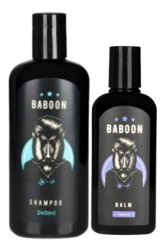 Kit Produtos Baboon Shampoo + Balm Para Barba 