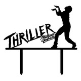 Cake Topper Adorno Torta - Michael Jackson Thriller