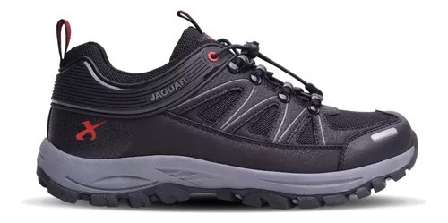 Zapatilla De Trekking Jaguar 3027 Negra En Oferta