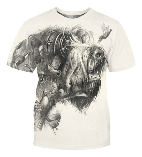 Camiseta Con Estampado 3d De Labrador Retriever