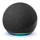 Smart Speaker Amazon Echo Dot 4ª Geração Com Alexa  Preto