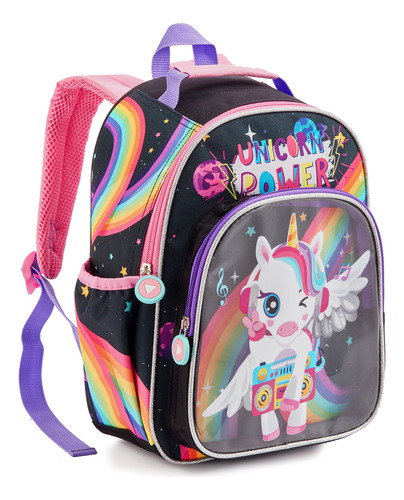 Mochila Escolar Infantil Unicórnio Bolsa Menina - Denlex