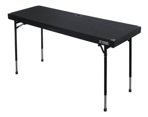 Ctbc2060 Mesa Plegable Alfombrada Para Dj Con Sistema De Pat