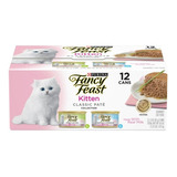 Comida Húmeda Para Gatitos Fancy Feast Pate Clásico 12pzs