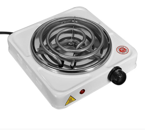 Fogão Cooktop Elétrico Portátil Espiral 1 Boca De Mesa