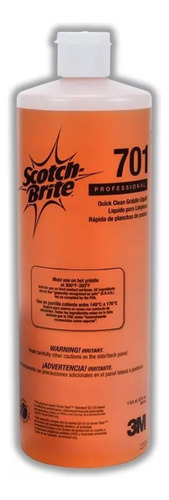 3m Scotch-brite Quick Clean Liquido Limpieza De Planchas 701 De 946 Ml