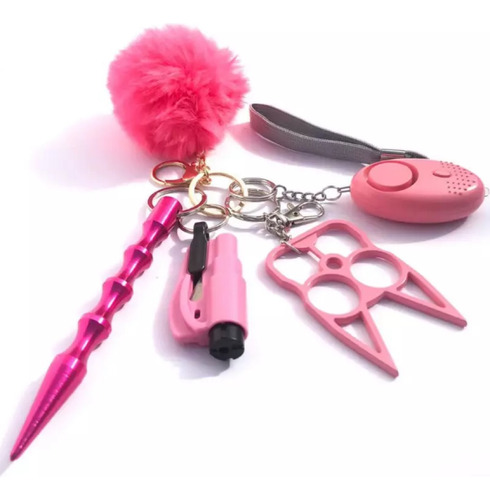 Set Kit Llaveros Para Defensa Personal Hombre Y Mujer 