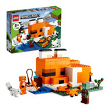 Lego Minecraft Pousada Da Raposa 21178 Original 193 Peças