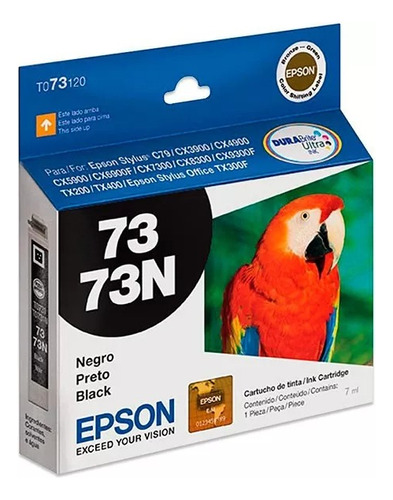 Cartucho Epson 73 73n Negro Cx3900 Cx4900 Cx5900 Cx6900