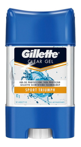 Gillette Clear Gel Sport Triumph Desodorante Hombre X 82g